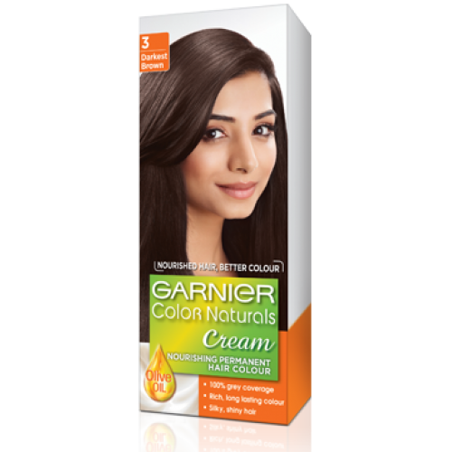 GARNIER COLOR NATURALS ( PAK 3 DARK BROWN)