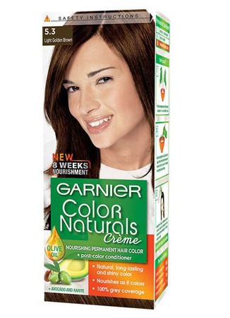 GARNIER COLOR NATURALS (PAK 5.3 LIGHT GOLDEN BROWN)