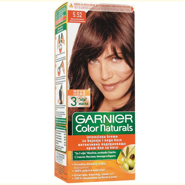 GARNIER COLOR NATURALS (5.52 LIGHT MAHOGANY)