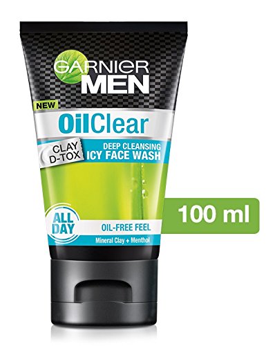 GARNIER MEN OIL CLEAR FACE WASH 100ML